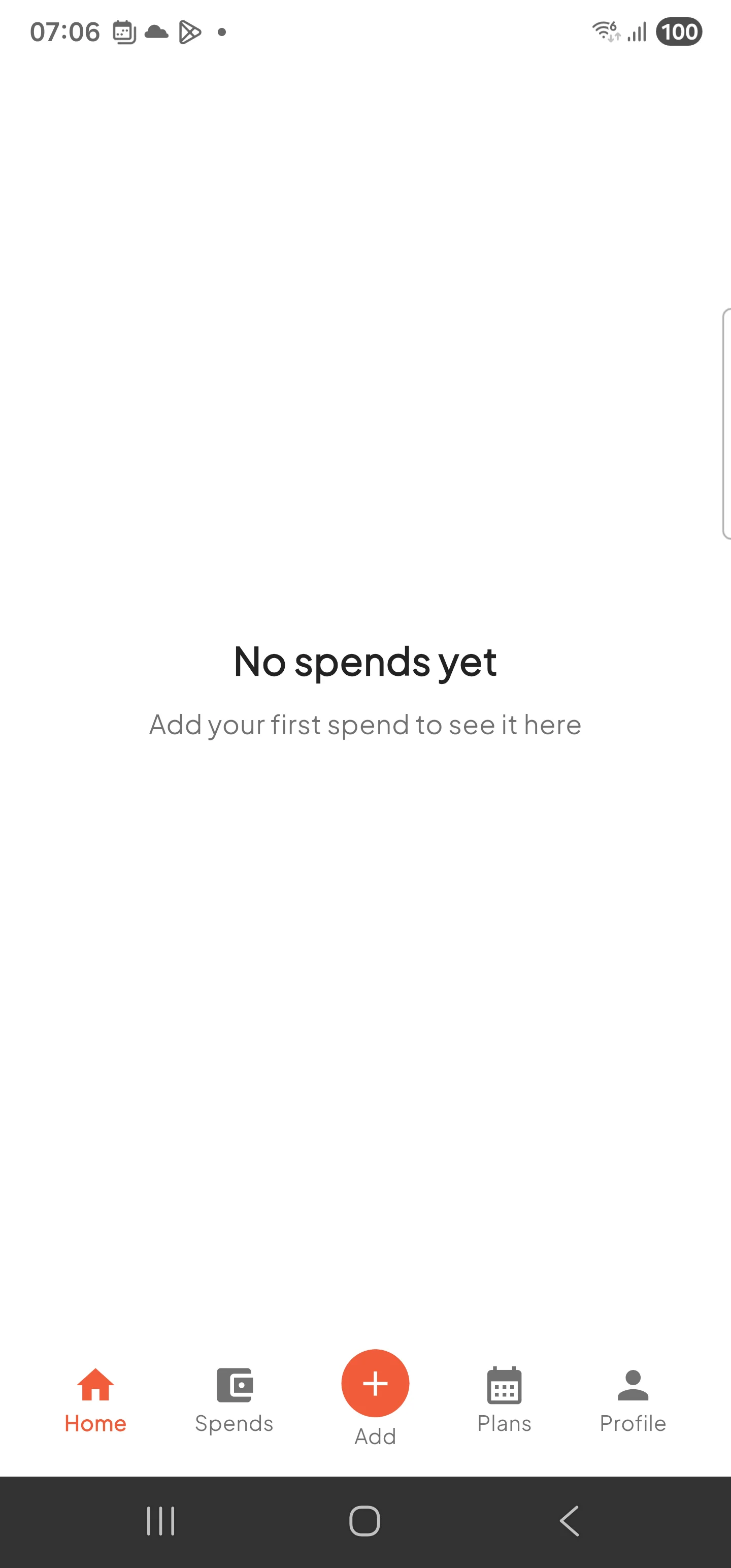 Paisa Note home screen showing recent entries and a monthly summary